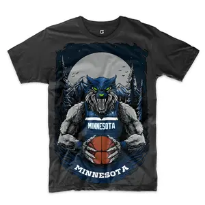 Minnesota Timberwolves Basketball Wolves Men's T-Wolves T-Shirt