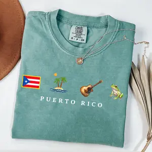 Comfort Colors Puerto Rico Shirt, Summer Vacation Tee, Family Trip T-shirt