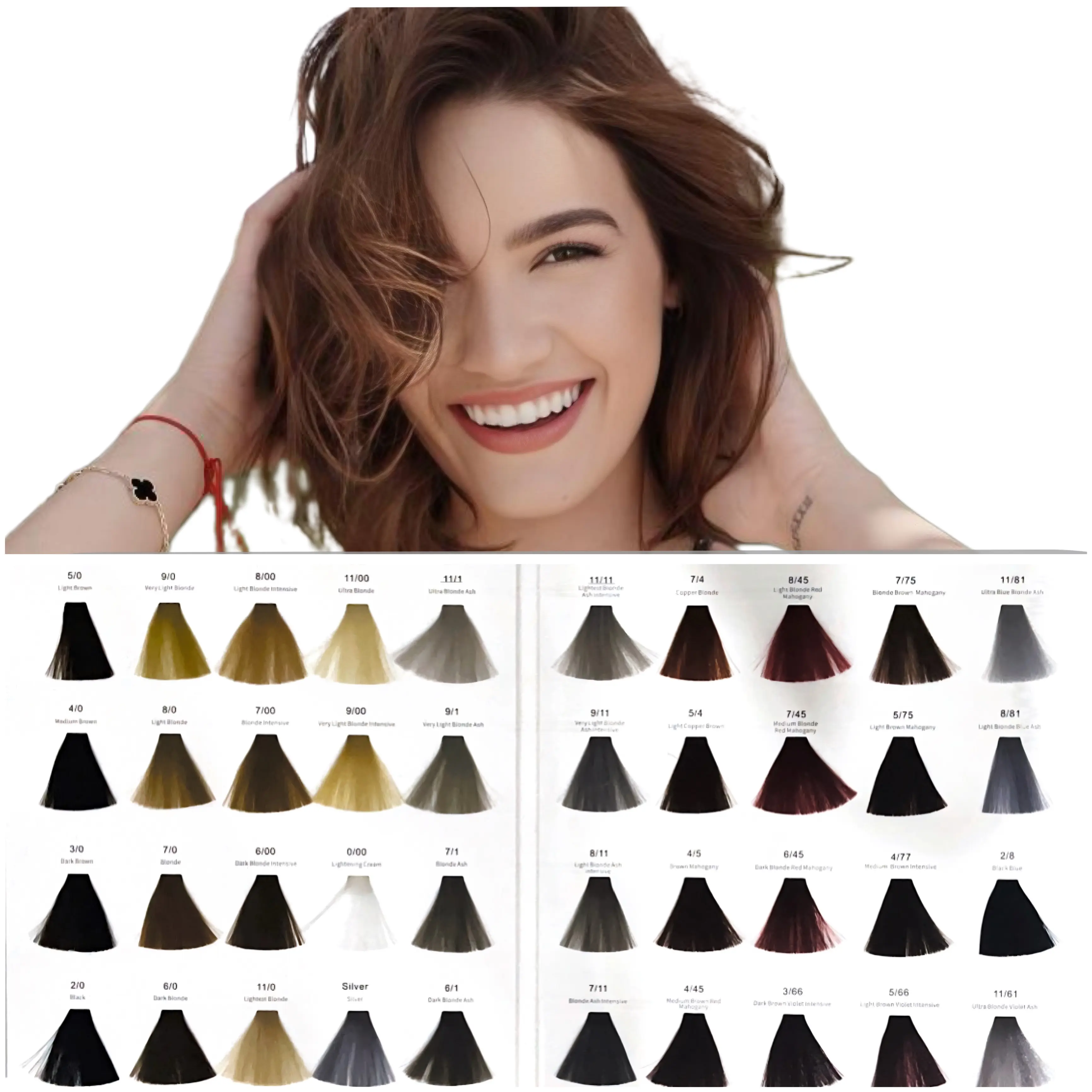 D'D&A Kera Repair Technology Permanent Hair Color with Intense Micro Pigments & Wheat Proteins 100ml Unisex Formula Professional Italian Style