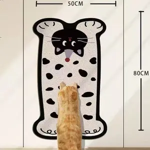 Upgraded CatScratching Pad 50CMx80CM Non-Toxic Pet-Safe Self-Adhesive ScratchProtector for Furniture Couch Wall Door Durable Material