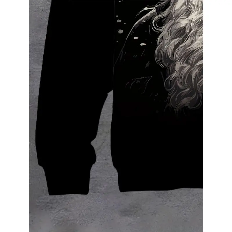 Funny Christmas Santa Claus 3D Print Men's Casual Versatile Sports Long Sleeved Hooded Drawstring Sweatshirt, Suitable For Fitness, Running, Autumn And Winter Sports And Outdoor Wear Funny Christmas Santa Claus 3D Print Men's Casual Versatile Sports Long Sleeved Hooded Drawstring Sweatshirt, Suitable For Fitness, Running, Autumn And Winter Sports And Outdoor Wear