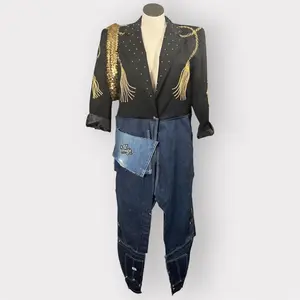 Rhythm Nation Band Style Denim Duster