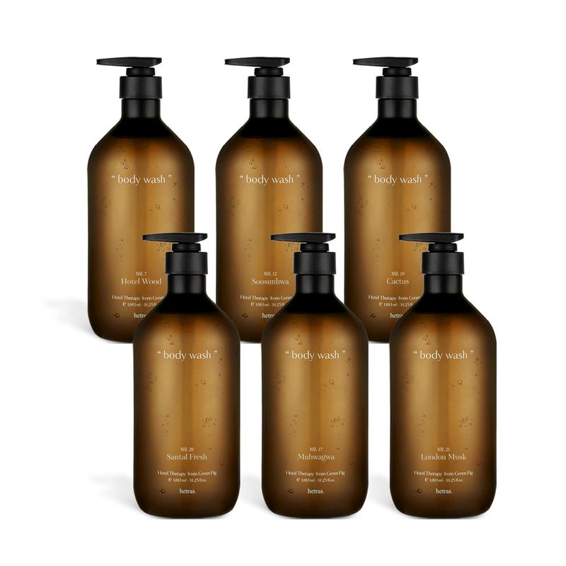 [hetras] Hotel Therapy Body Wash 1,013ml (1ea) - Luxury Scent, Low Acidity