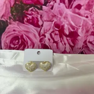 Gold Heart Earrings stainless steel BS Jewelry