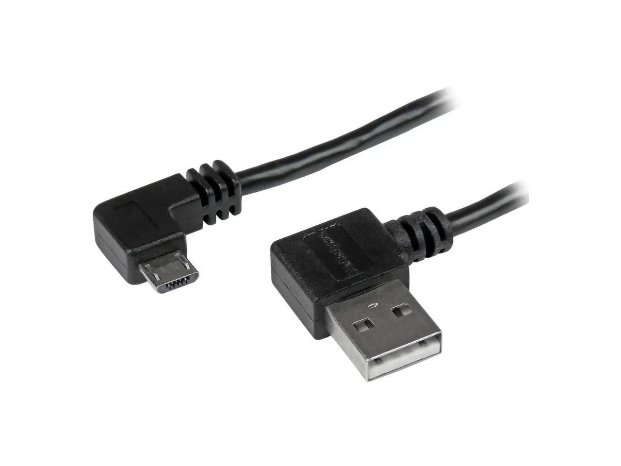 StarTech.com 1m 3 ft Micro-USB Cable with Right-Angled Connectors - M/M - USB A to Micro B Cable StarTech.com 1m 3 ft Micro-USB Cable with Right-Angled Connectors - M/M - USB A to Micro B Cable