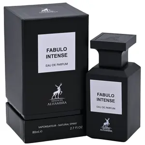 Maison & Co. Fabulo Intense Aromatic Men's Fragrance - Woody Amber Scent, Lavender Top Notes, EDP Aerosol Spray-On, 2.7 oz Packaged Boxed Fragrance New in Box, Fragrances