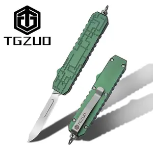 Aluminum Alloy Pocket Knife Edc Box Cutter with 11 Stainless Steel Blades, Precision Crafted Utility Tool