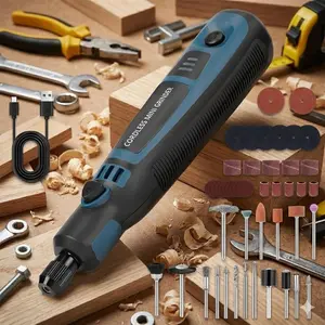 USB Super-Fast Charging Electric Engraver Pen | Portable DIY Handheld Tool for Jewelry, Metal & Stone Polishing & Carving | Professional Mini Grinder for Home Repair, Crafting & Precision Modeling Cordless Rotary Tool