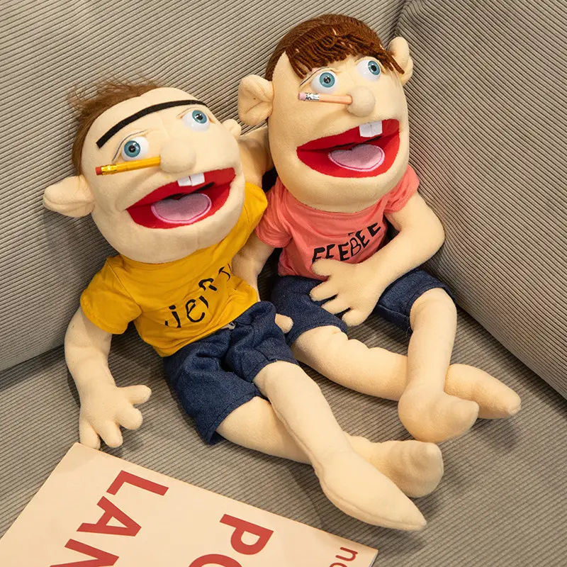 Jeff series ventriloquism large hand puppet performance