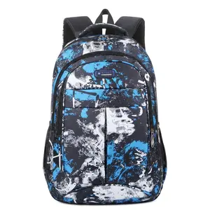 Durable Oxford Cloth Student Class Backpack, Solid Color School Backpack Bookbag, 36-55L Large Capacity, 16in Padded Laptop-Fit, 11.42*7.87*16.93in, All-Seasons Camping Luggage for Boys