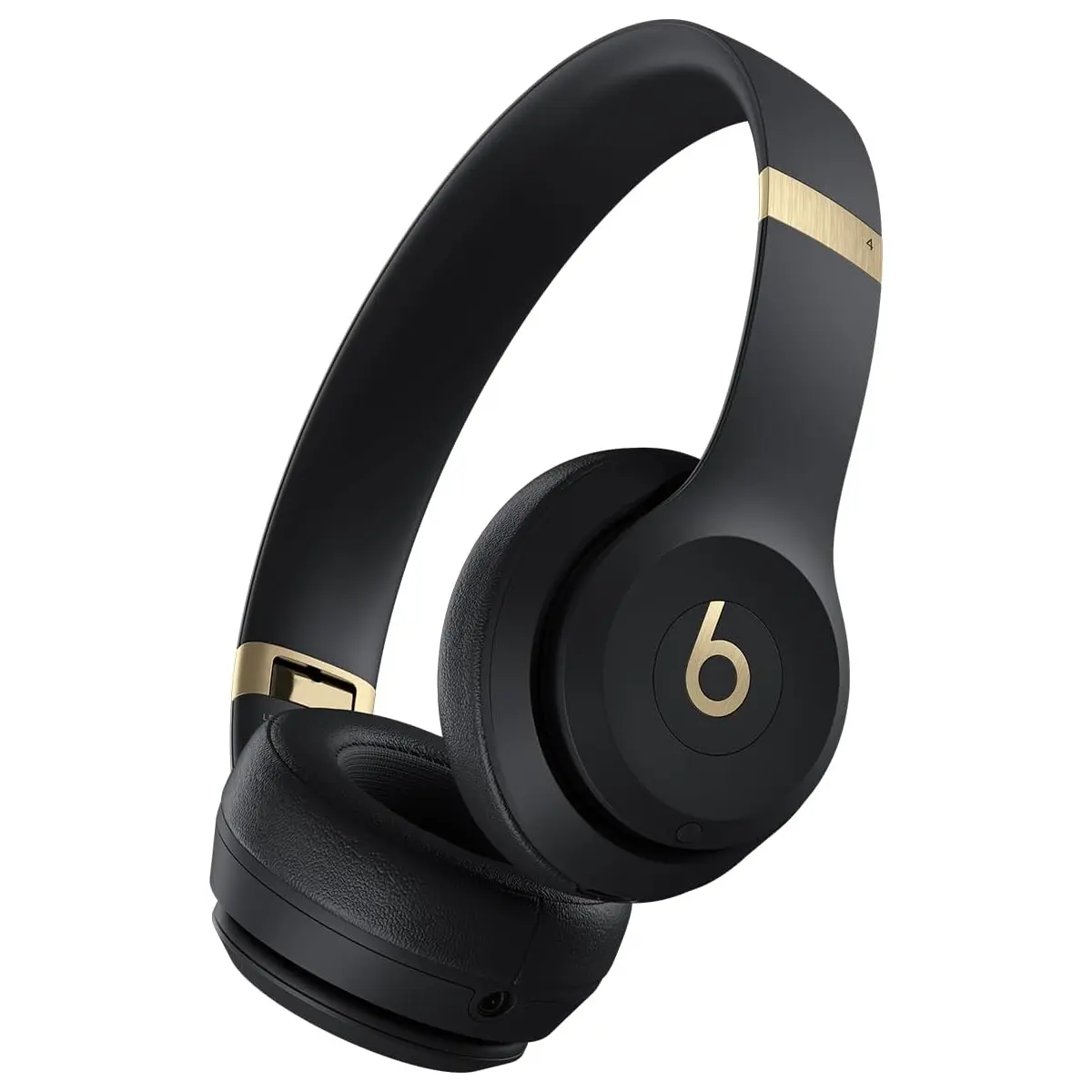 Beats Solo 4 Bluetooth Wireless On-Ear Headphones - Black and Gold - MC2L4LL/A