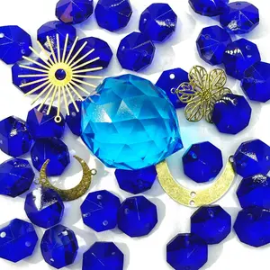L352]Suncatcher Blue DIY Beads DIY Charms Set LL