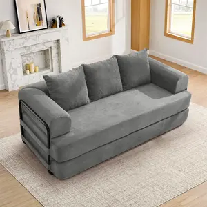 Korsesr Modular Floor Sofa - Ultra-Soft Chenille Fabric, Ergonomic Design, Space-Saving, No Assembly Needed, Perfect for Living Rooms & Bedrooms