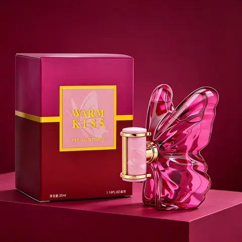 Flame Dance Perfume, Eau De Toilette, 35ML, Floral Fruit Scent, Floral Fruity Scents, Attractive Butterfly Design, Long-Lasting Fragrance, Perfect for Daily Use, Everyday Perfume