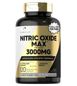 Carlyle Nitric Oxide Supplement 3000mg | 120 Capsules | with L-Arginine & L-Citrulline | for Men & Women | Pre & Post Workout | Non-GMO, Gluten Free