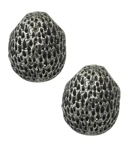 Achene White Brass Ear Weights