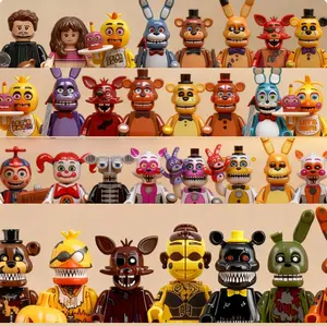 Midnight Beer Figure Building Block Five Nights Toys Beer Figure for Collectors and Fans