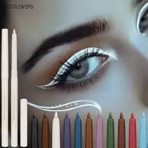 Glitter Eyeliner Pencils Waterproof Eye Shadow Pencils High Pigment Long Lasting Eye Cosmetic Colored Eyeliners Glitter Eyeshadow Pencils