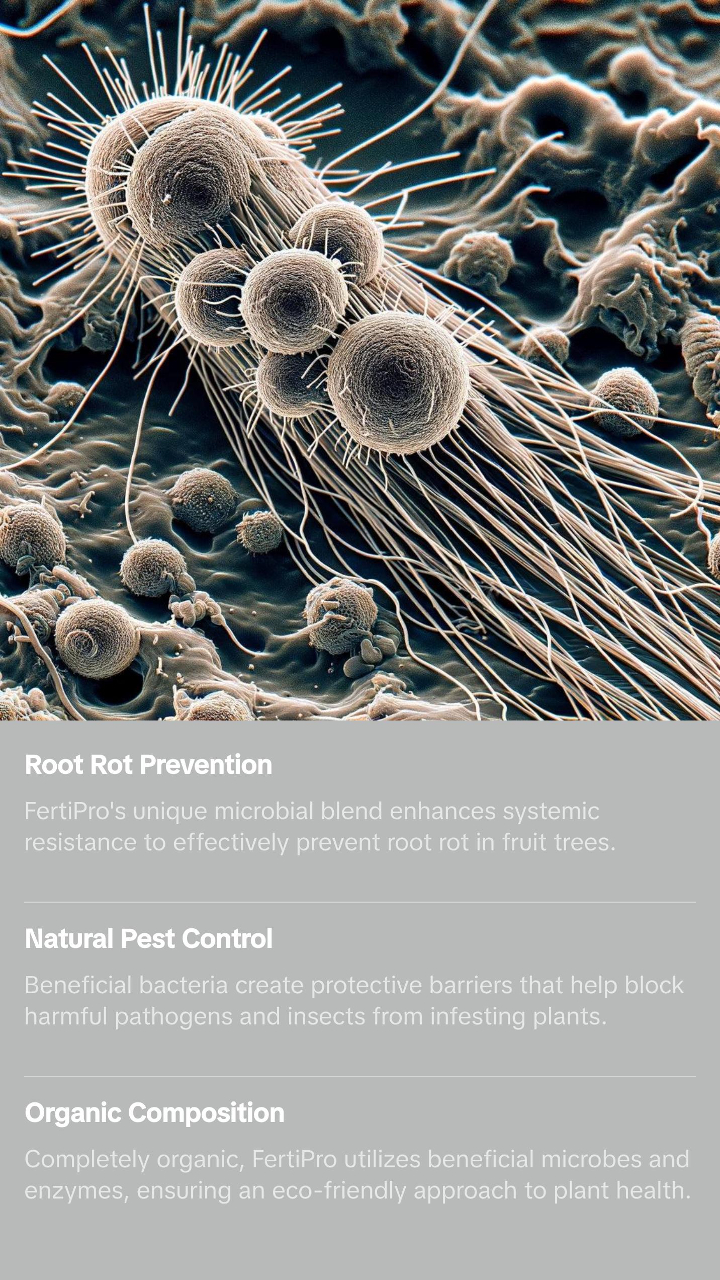 FertiPro, enzyme and bacteria for root protection, 100% Organic, BioShield Plant Protect