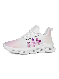 Exclusive Kpop Demon Hunters Print Sneakers, Vibrant Gradient Colors, Fashion Anime Style, Unique Sole Design, Comfortable Trendy Shoes