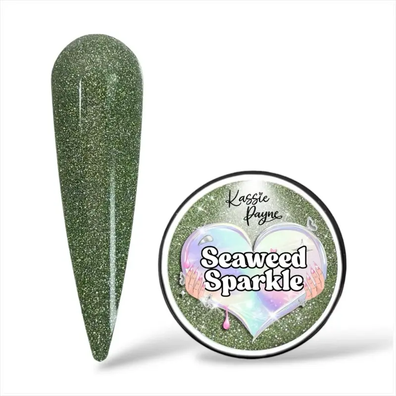 “Seaweed Sparkle” REFLECTIVE Loose Glitter by Kassie Payne especially designed for GQ kit