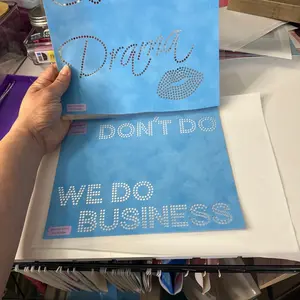 Queens Don't Do Drama We Do Business Rhinestone Template on Magic Flock - Add Your Own Rhinestone Combinations