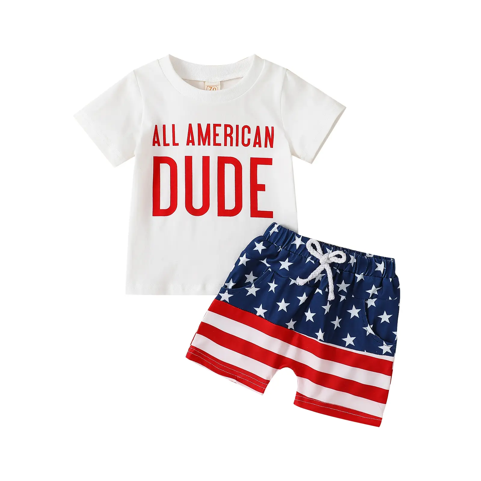 Baby Boy 4th of July Independence Day Toddler Shorts Outfit Red Pants Clothing Sets Clothing Baby boy Clothes Products #springtok