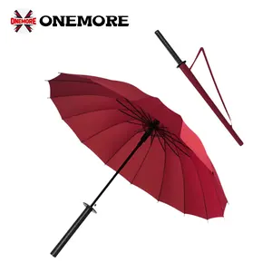 DKD Creative Samurai Umbrella – 24-Bone Windproof Semi-Automatic Umbrella | Unique Ninja-Style Gift