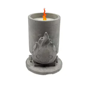 Calcifer - Cement Candle