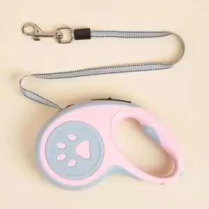 Single Piece Automatic Retractable Pet Leash, Sturdy ABS Material Anti-wear Traction Rope, Portable Daily Walking Accessory for Dogs and Cats