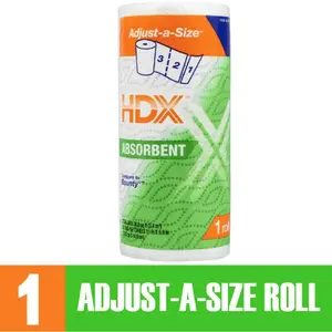 Premium Adjust-A-Size, White Paper Towel Roll (5 Roll)