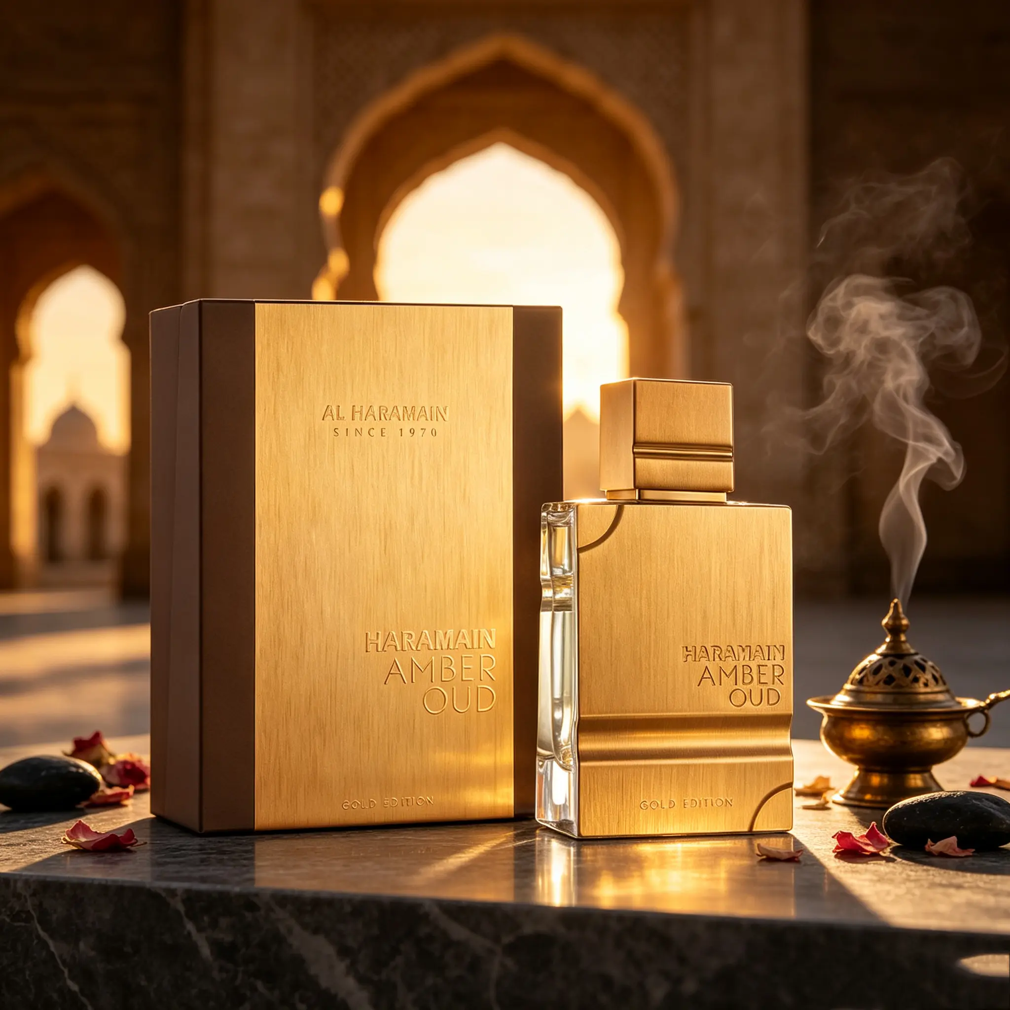AL HARAMAIN Amber Oud Gold Edition 60ml EDP Luxury Middle Eastern Perfume Sweet Vanilla Scent