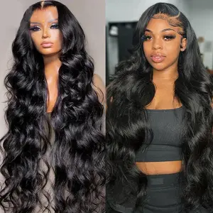 Bling Hair 13x6 Lace Front Wigs Human Hair Pre Plucked Body Wave HD Lace Front Wigs Human Hair 180% Density Frontal Wigs Human Hair summerwins