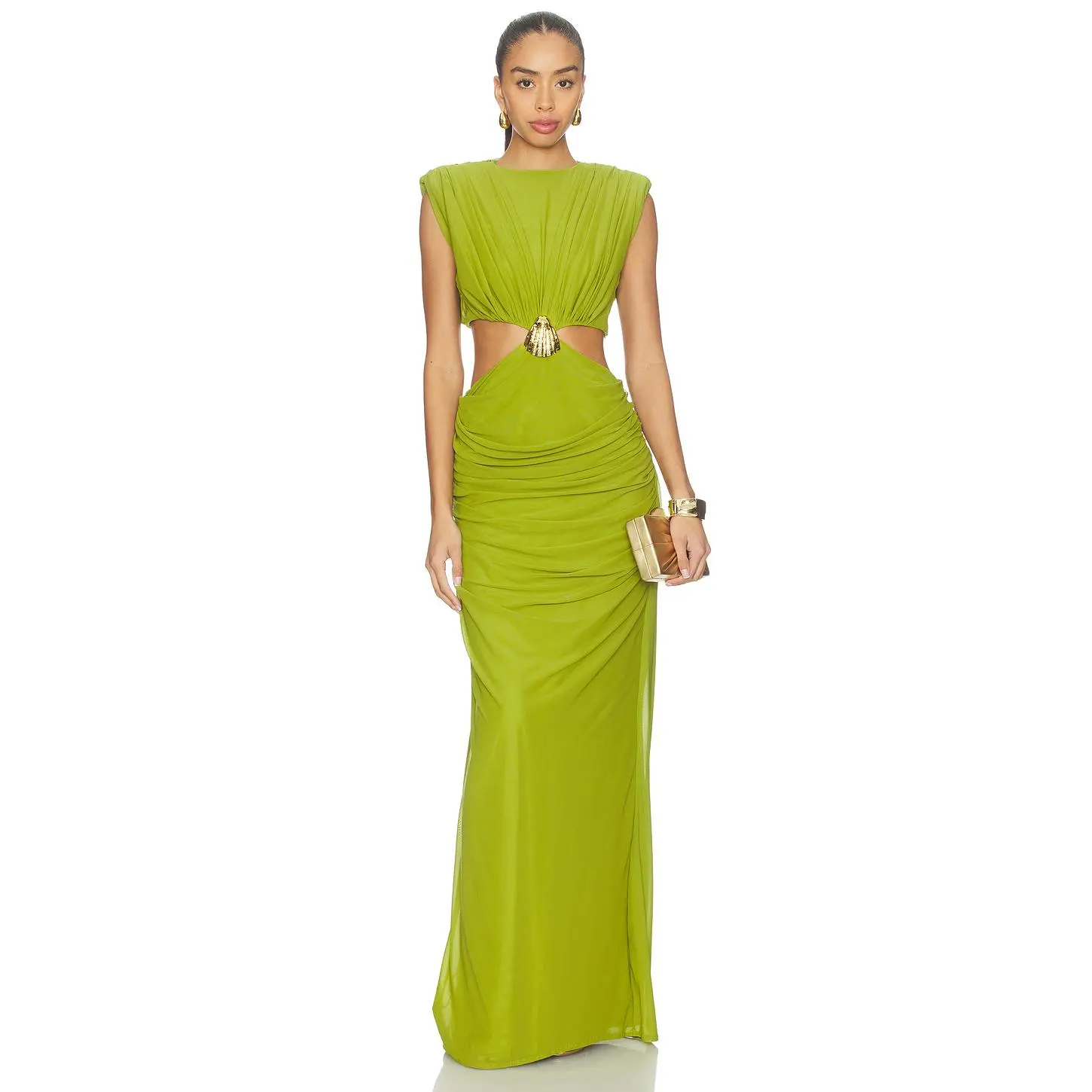 Deme by Gabriella The Lyra Dress in Lime Green