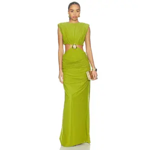 Deme by Gabriella The Lyra Dress in Lime Green
