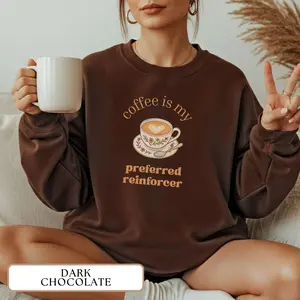 RBT Sweatshirt / Short Sleeve T-SHIRT , coffee is my preferred reinforcer shirt , paraprofessional, aba shirt