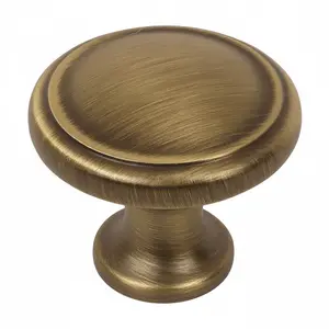 Cosmas 5982BAB Brushed Antique Brass Cabinet Knob