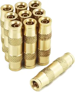1/4" Push To Connect Fittings - 10 Pack Air Compressor Quick Connect Dot Air Line Pneumatic Hose Fittings