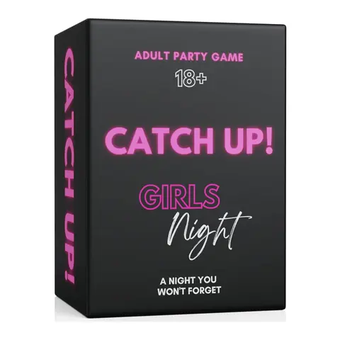 Catch Up ! Girls Night Card Game, Conversation Tabletop Game: 200+ Spicy, Hilarious & Heartfelt Questions for BFF Bonding, Bachelorette Parties, Date Nights & Family Gatherings – Perfect Gift for Her with Fast Shipping