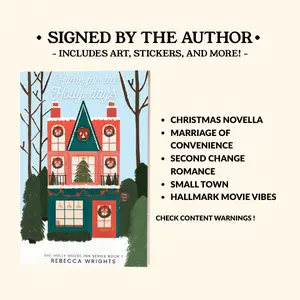 Home for the Holly-Days SIGNED PAPERBACK by Rebecca Wrights | Holly House Inn Book 1