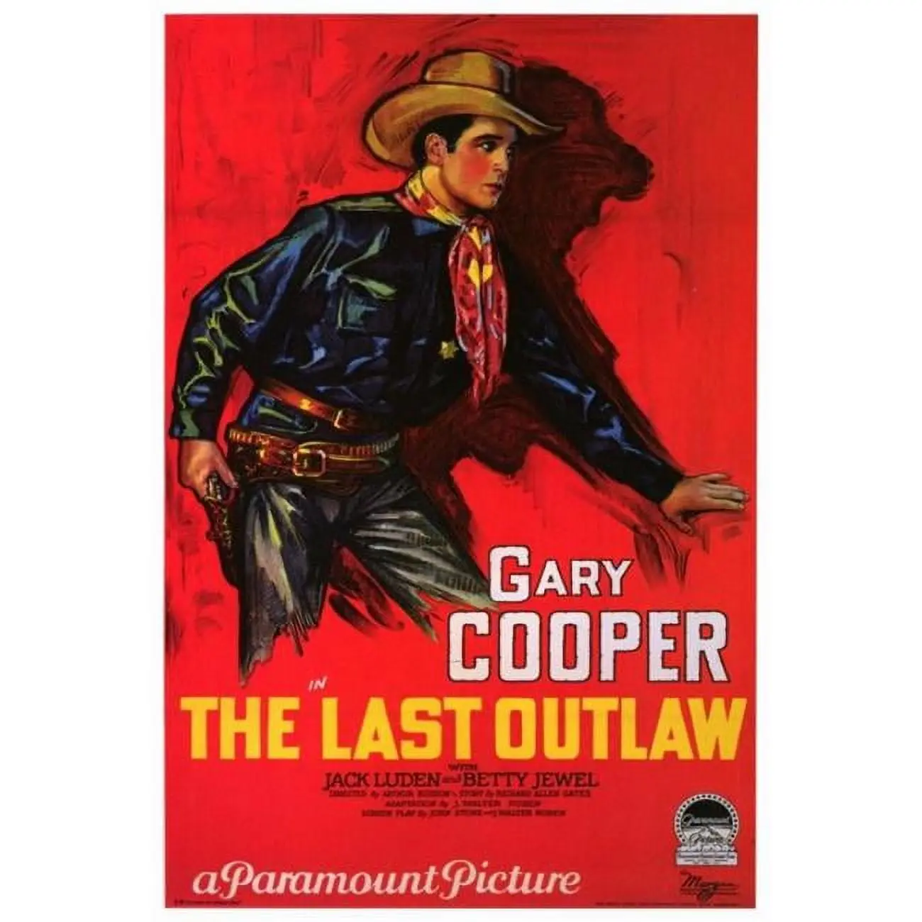 The Last Outlaw Movie Poster Print (27 x 40)