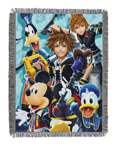 Northwest Kingdom Hearts, Ready for the Road, 48" x 60" Throw, Woven Tapestry Blanket