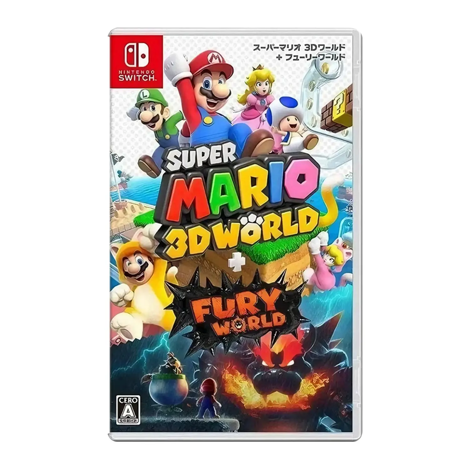Nintendo Super Mario 3D World + Bowser's Fury Adventure Video Game - Nintendo Switch, Multiplayer, Online/Local Play, Japanese Version