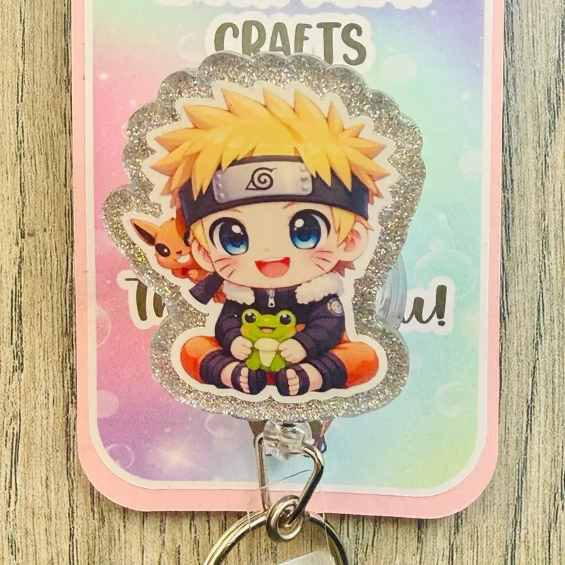 Anime Badge Reel/ID Clip-Retractable Clips-(Alligator, Belt, MRI Safe, Carabiner) & Non-Retractable Clips