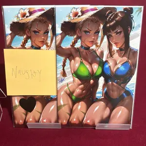 Cammy/Chun-Li Nice/Naughty Paper set