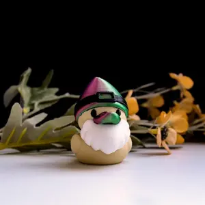 A 3D-printed Gugu Dwarf Duck figurine—perfect as a gift, home decor, desk accessory, or for fantasy creature collectors. Ideal for birthdays, holidays, Christmas, and Halloween celebrations.