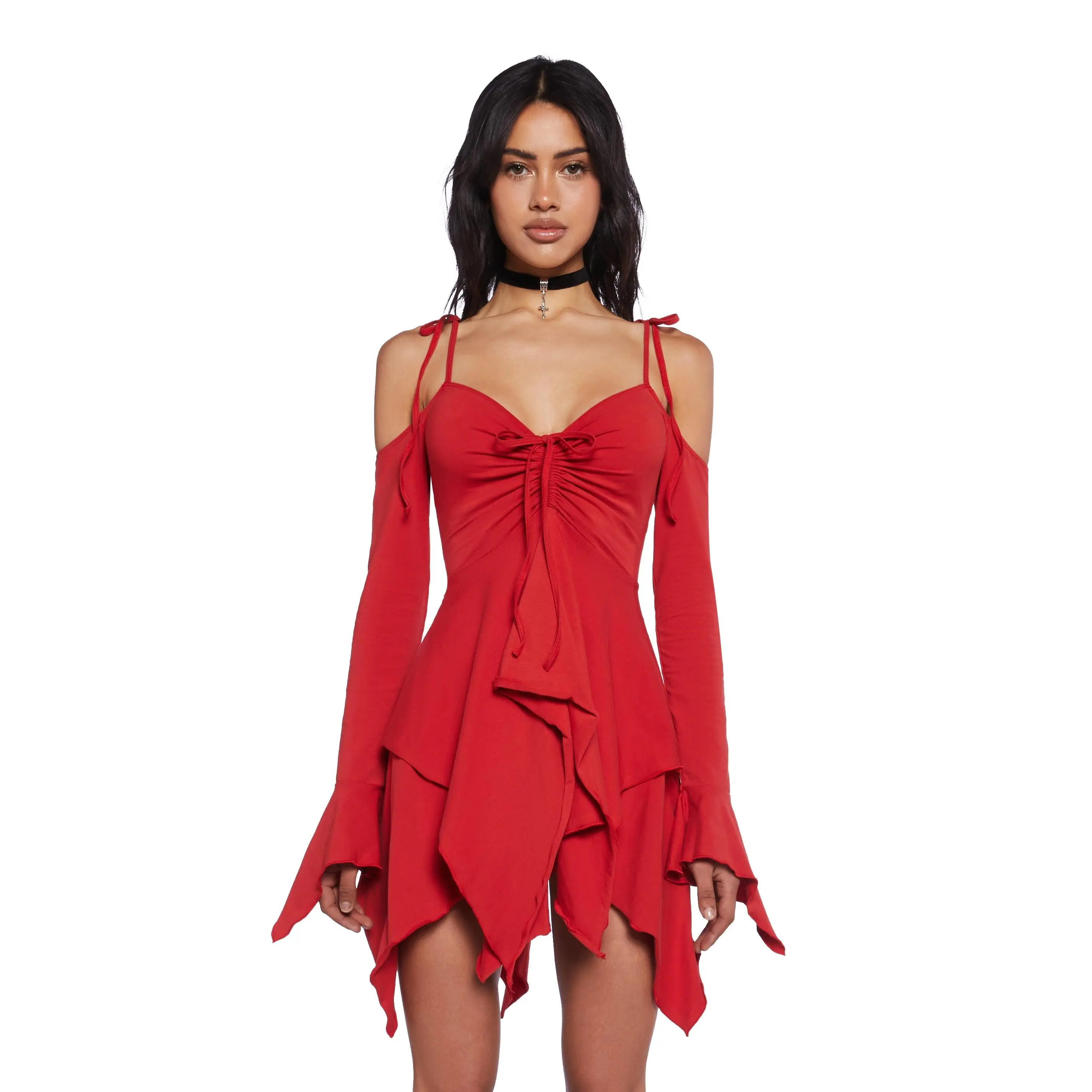 F is For Fairies™ Handkerchief Dress - Red F is For Fairies™ Handkerchief Dress - Red