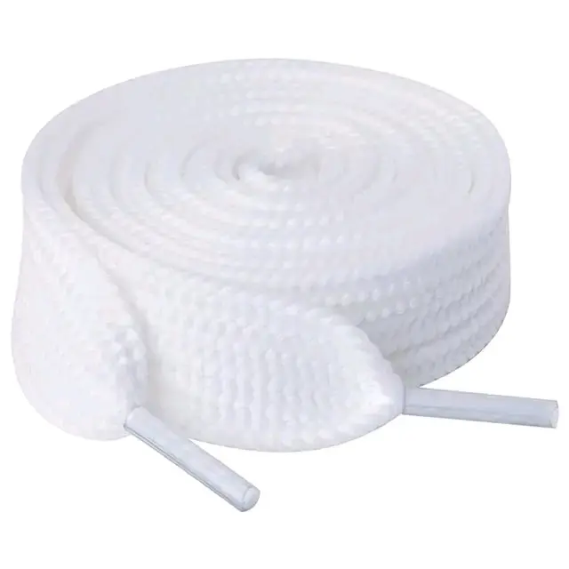 2 pairs 15MM Flat Thick Wide Jumbo Shoelace Replacement Laces for Athletic Footwear - Comfort