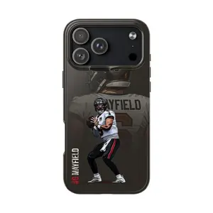 Baker Mayfield Phone Case: Tough Fan Gift Suitable for iPhone 17-11 Pro Max/Plus and  Samsung Galaxy S23-25