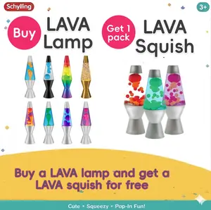 14.5" Lava Lamp - The Original Motion Lamp, Vintage Lamp with Multiple Colors, Great for Retro and Ambiance - Filled Space